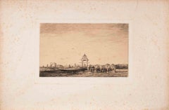 Tombeau des Kalifes - Acquaforte di Edouard Dufeu - 1864