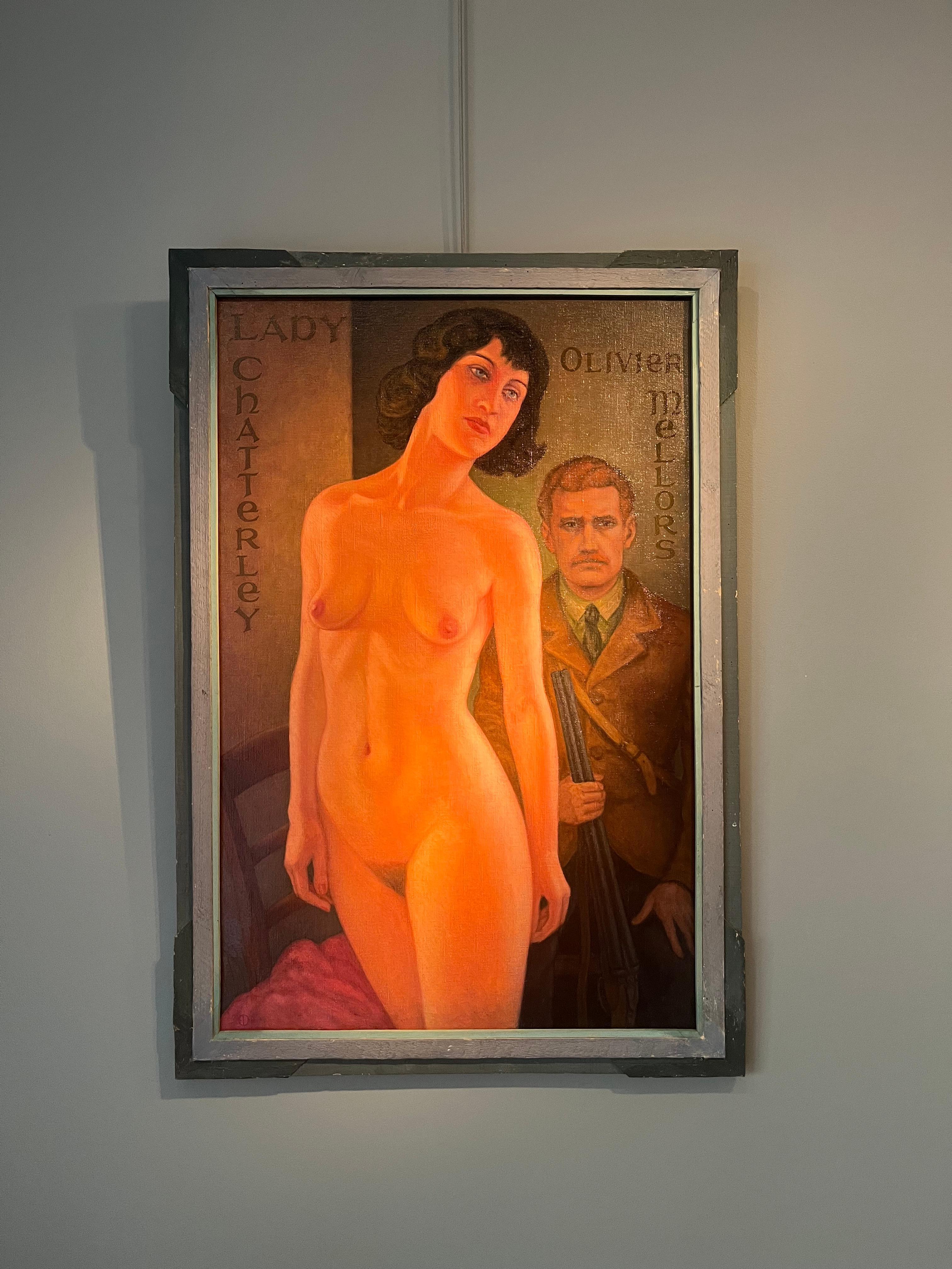 Lady Chatterley – Painting von Edouard Dumoulin