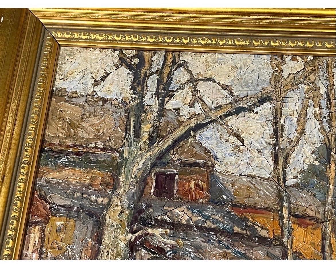 Edouard Franke “Chatham Mass, Farmscape” Antique American Impressionist For Sale 1