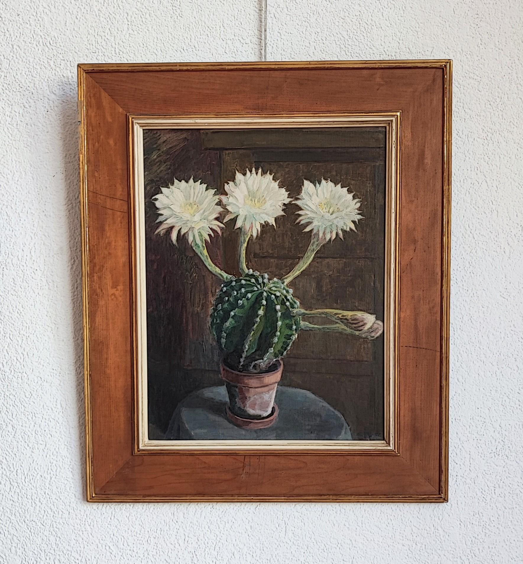 Cactus - Painting by Edouard Frusgheur