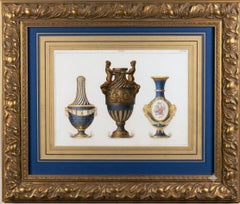 Édouard Garnier Sèvres Porcelain Vases Chromolithograph, Plate XXV, 1892