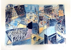 douard Georges Mac-Avoy - Original handsignierte Lithographie - Ecole de Paris