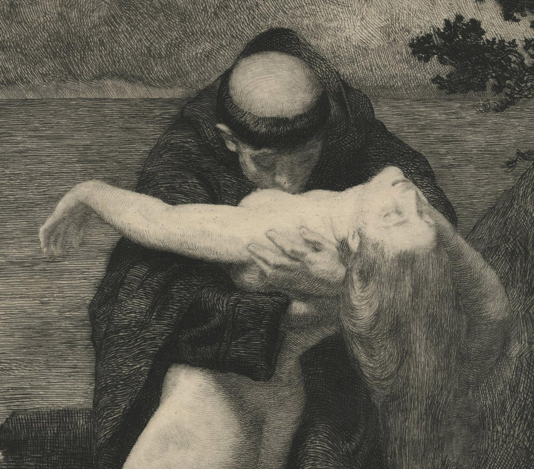 Phrosine and Mélidore - Print by Edouard Joseph Dantan