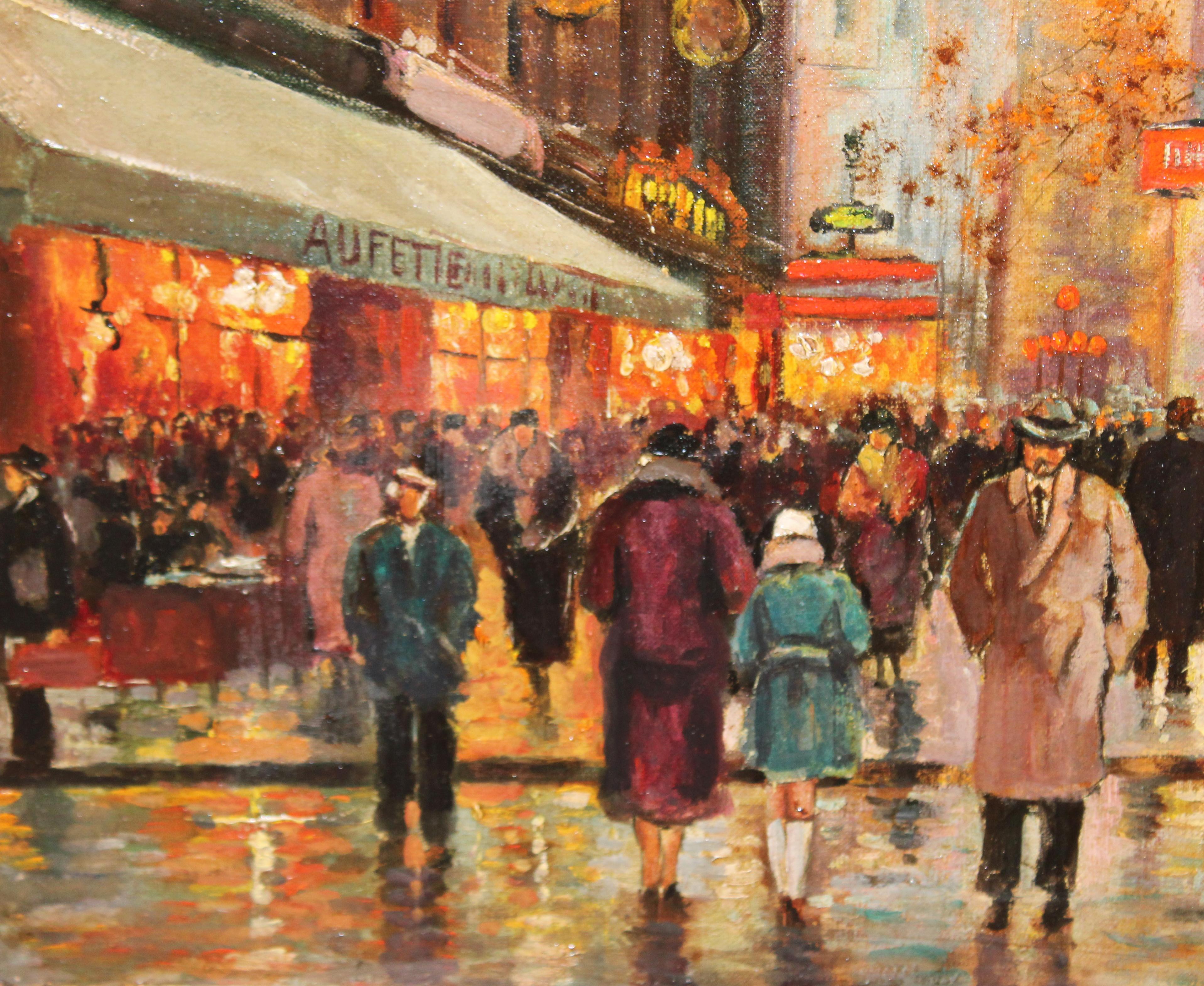 Edouard León Cortés (Dopo) - Boulevard Bonne Nouvelle (Porte St. Denis) in vendita 5