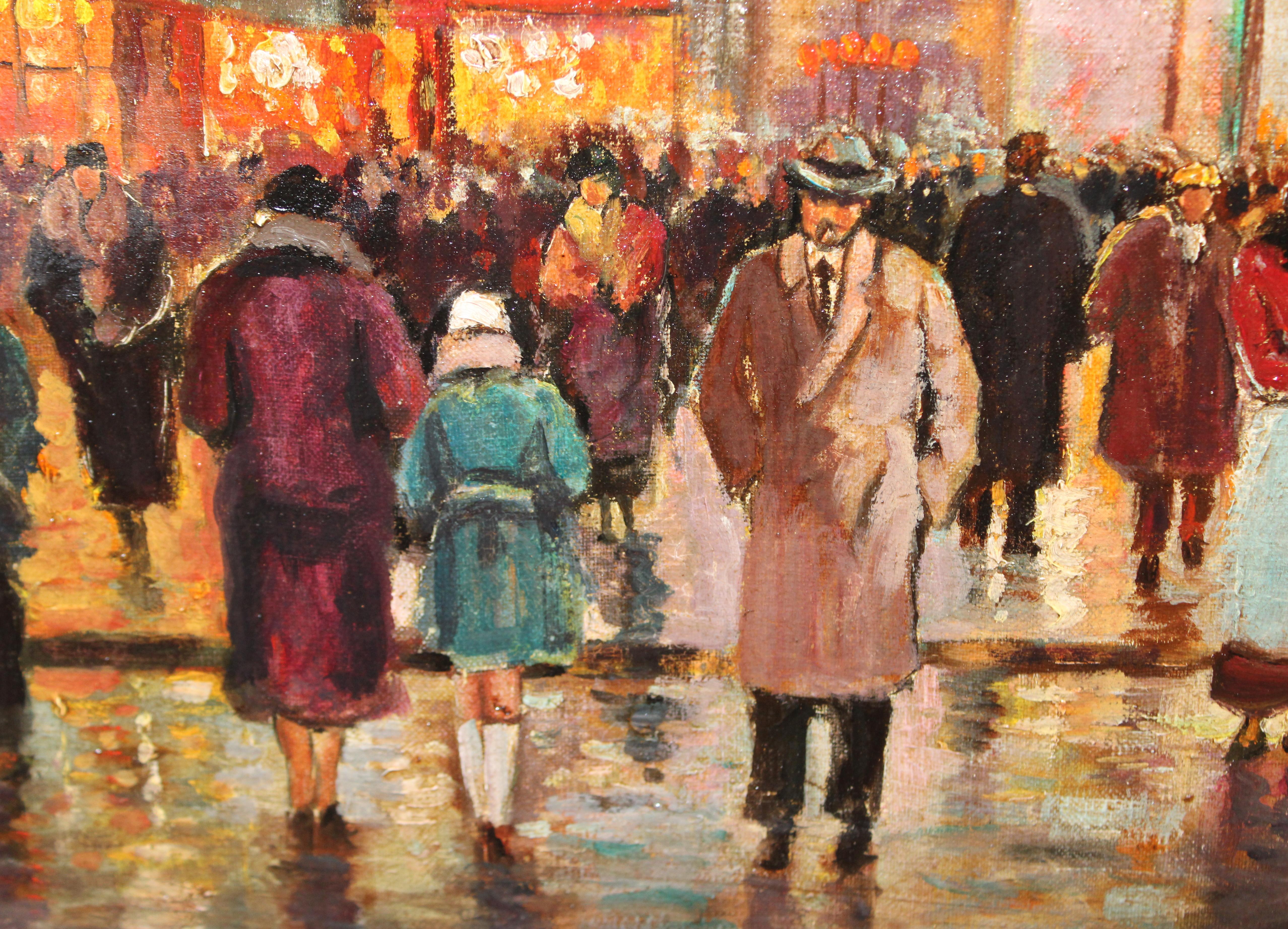 Edouard León Cortés (Dopo) - Boulevard Bonne Nouvelle (Porte St. Denis) in vendita 7