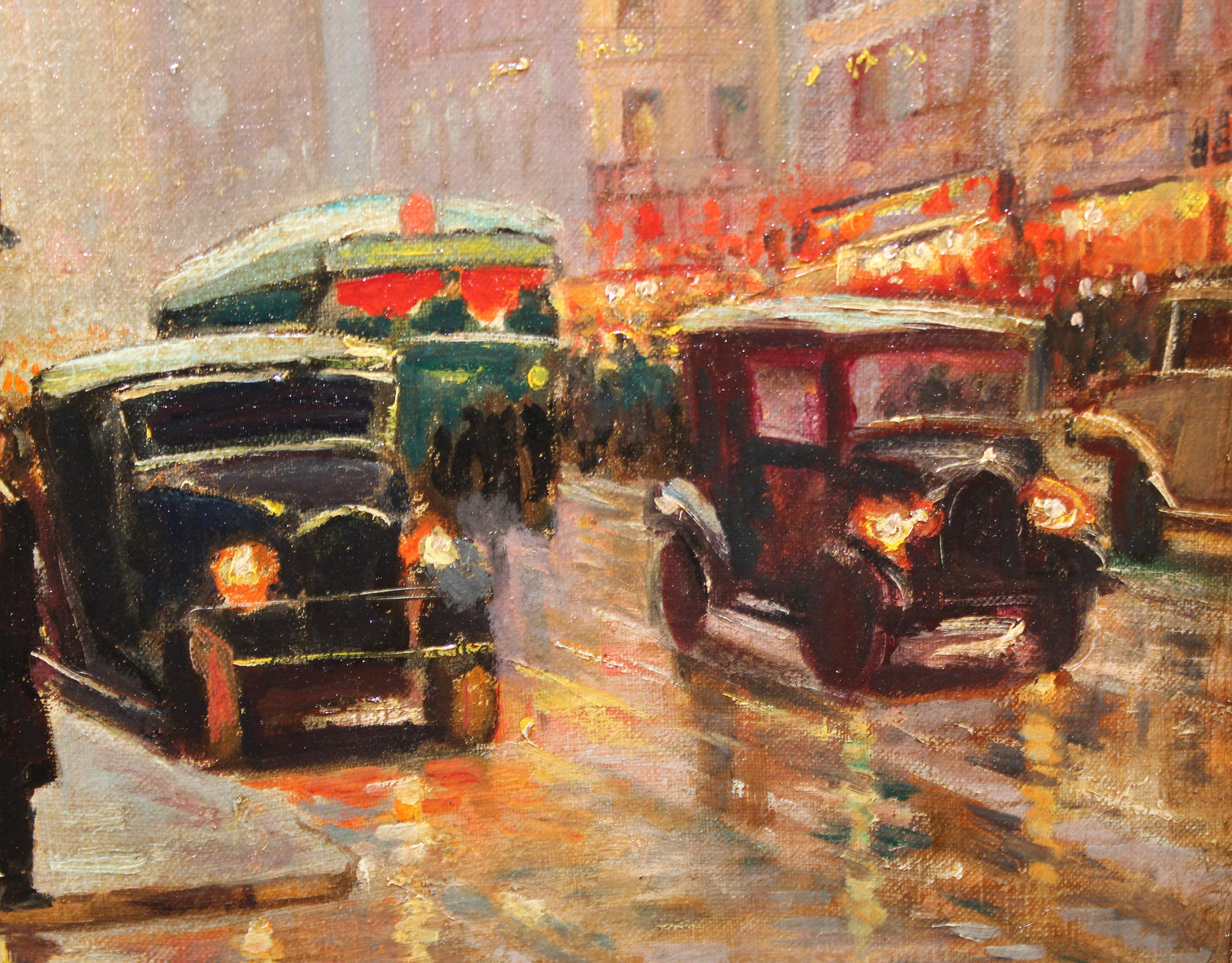 Edouard León Cortés (Dopo) - Boulevard Bonne Nouvelle (Porte St. Denis) in vendita 8