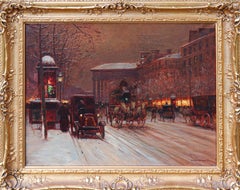 Boulevard de la Madeleine in Winter