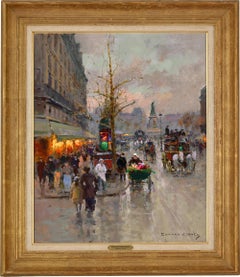 Boulevard Magenta, Place De La République By Edouard Léon Cortès