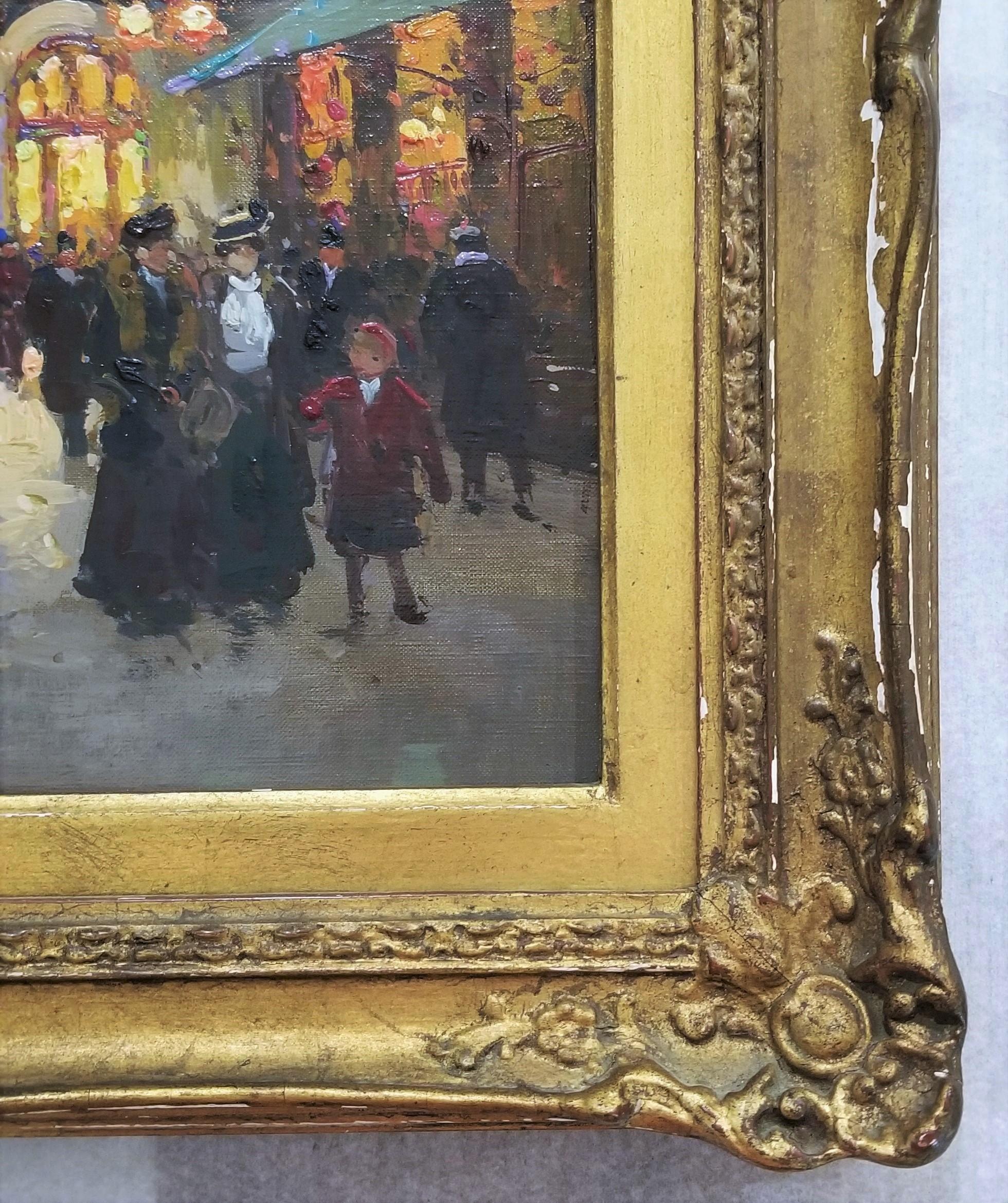 Le Théâtre du Vaudeville (en París, Francia) /// Calle del Postimpresionismo francés en venta 2