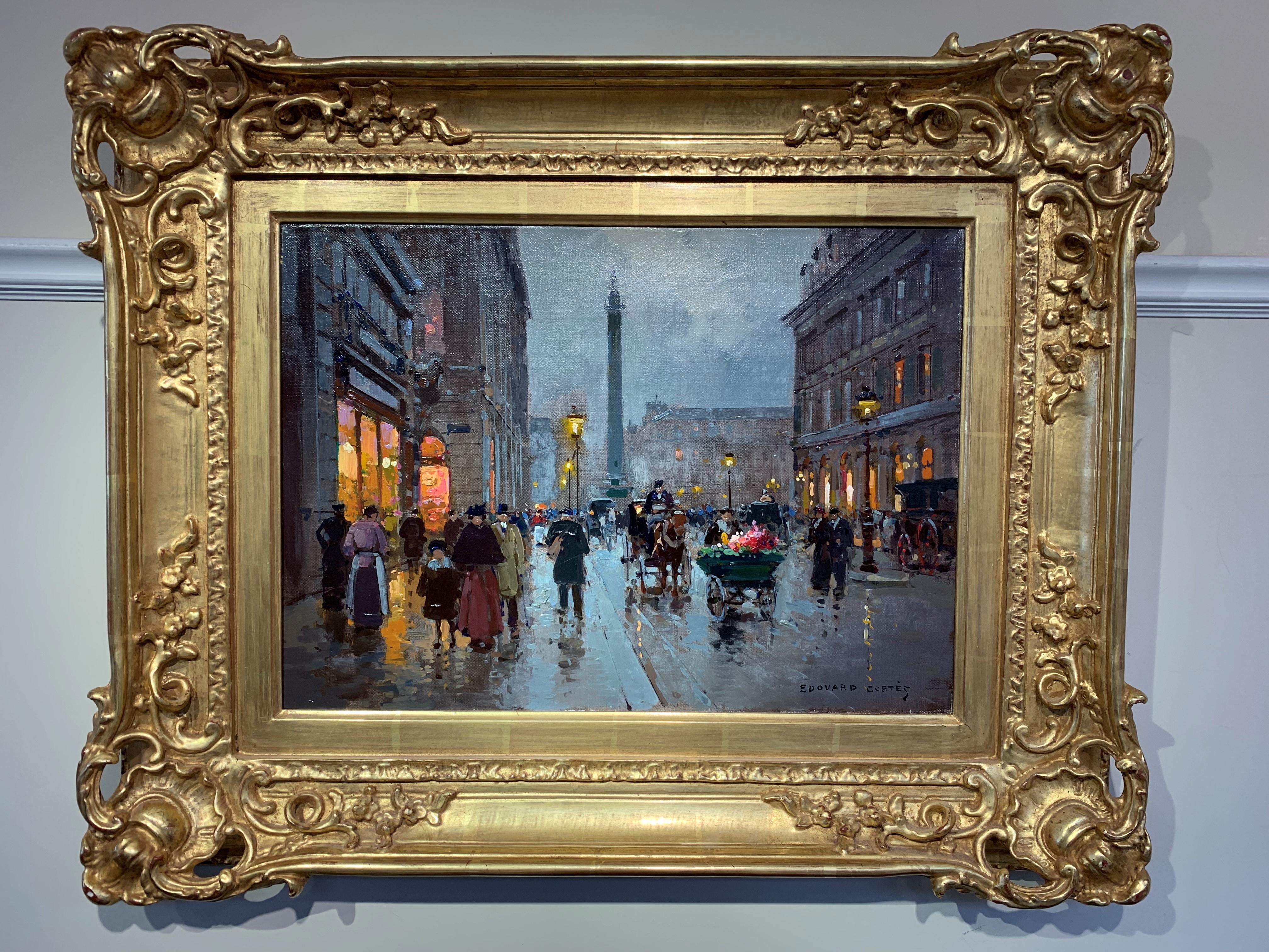 Edouard Leon Townes est né dans la petite ville de Lagny, à l'est de Paris. Son père et son grand-père étaient tous deux des artistes accomplis qui ont conseillé et formé le jeune Cortes. En 1899, il expose pour la première fois à la Société des