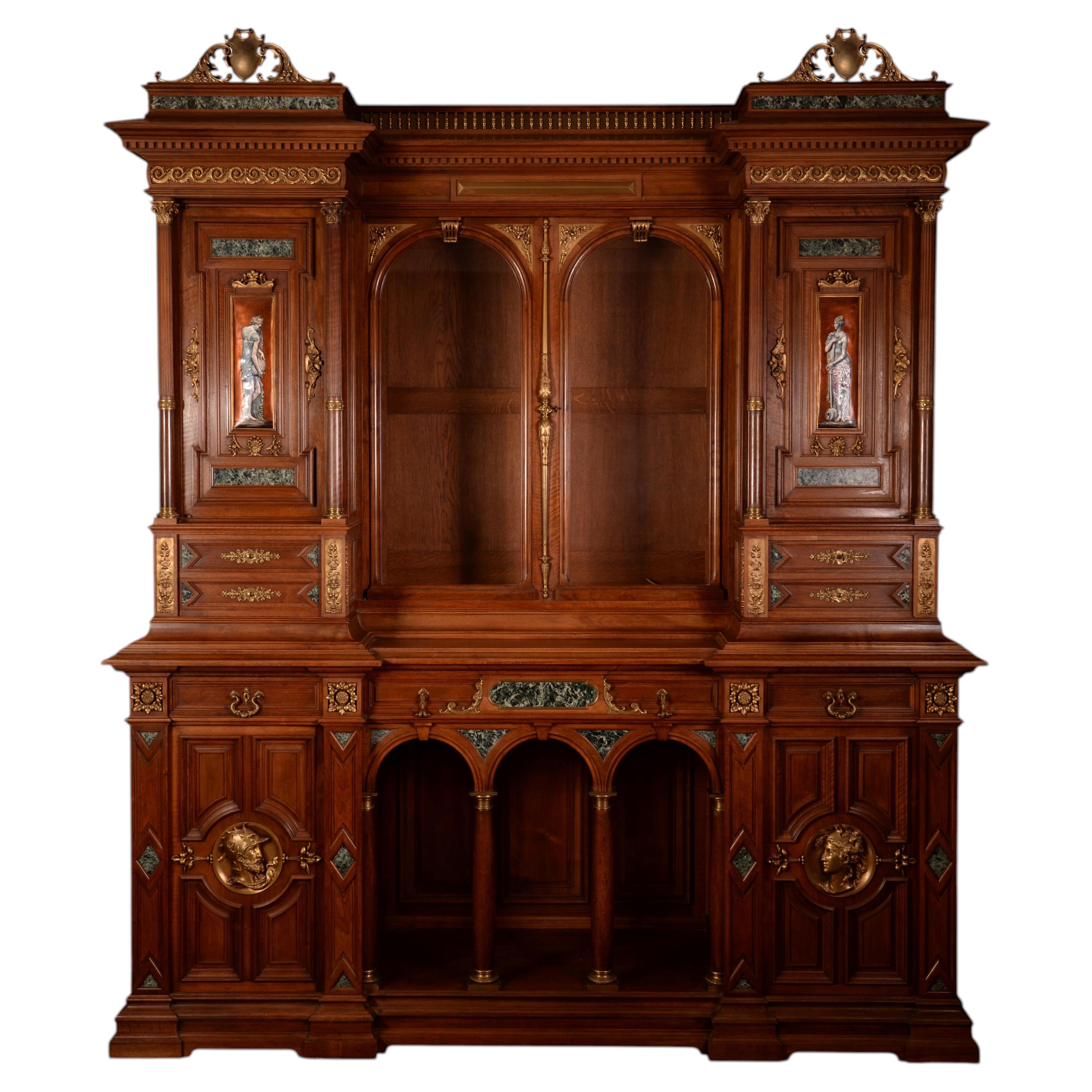 Édouard LIÈVRE, Paul SORMANI, Neo-Renaissance ceremonial sideboard  and buffet