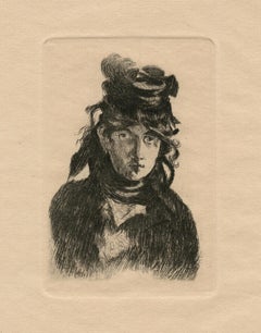 Original-Radierung „Berthe Morisot“