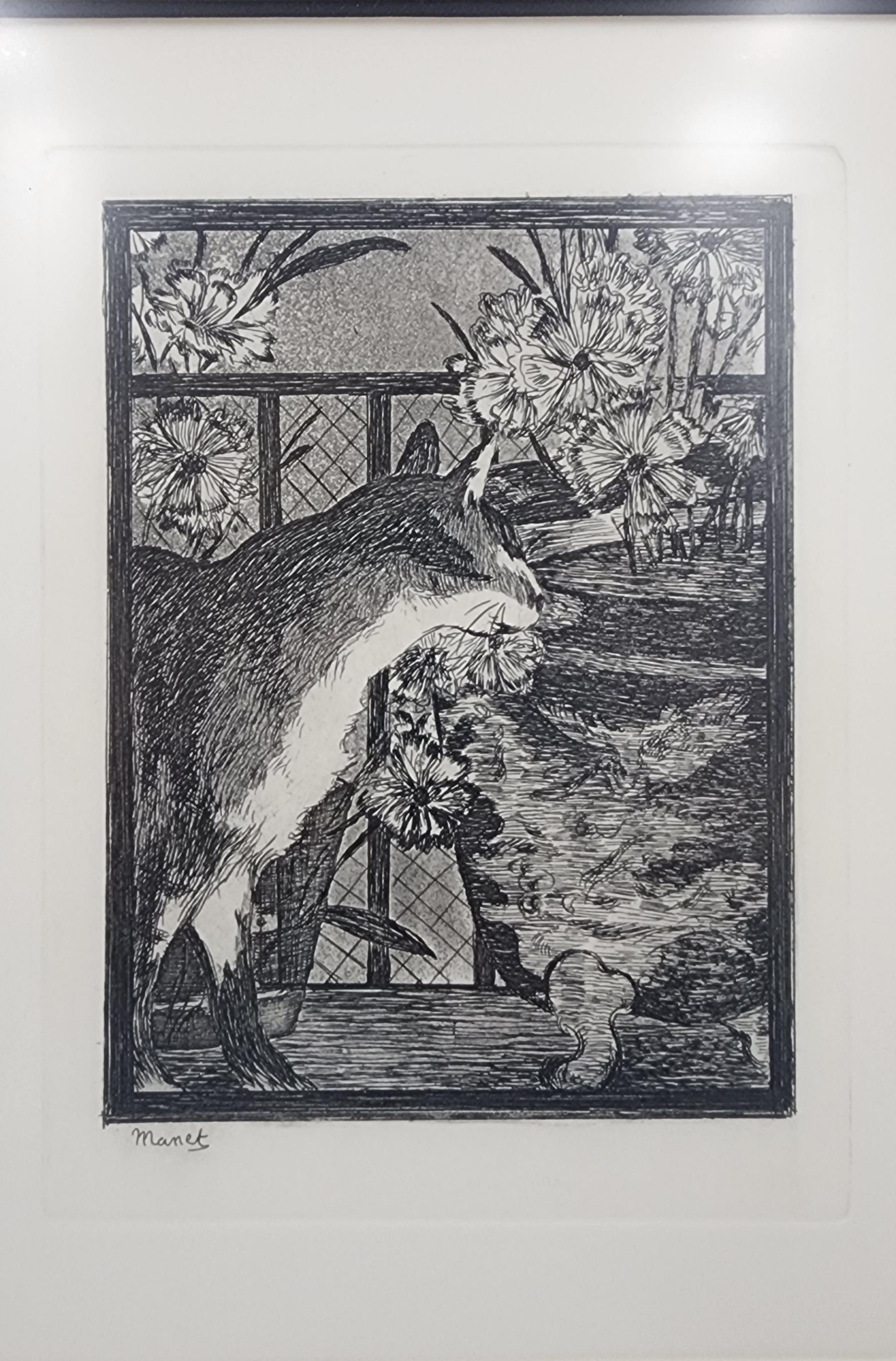 Le Chat et les Fleurs (from 