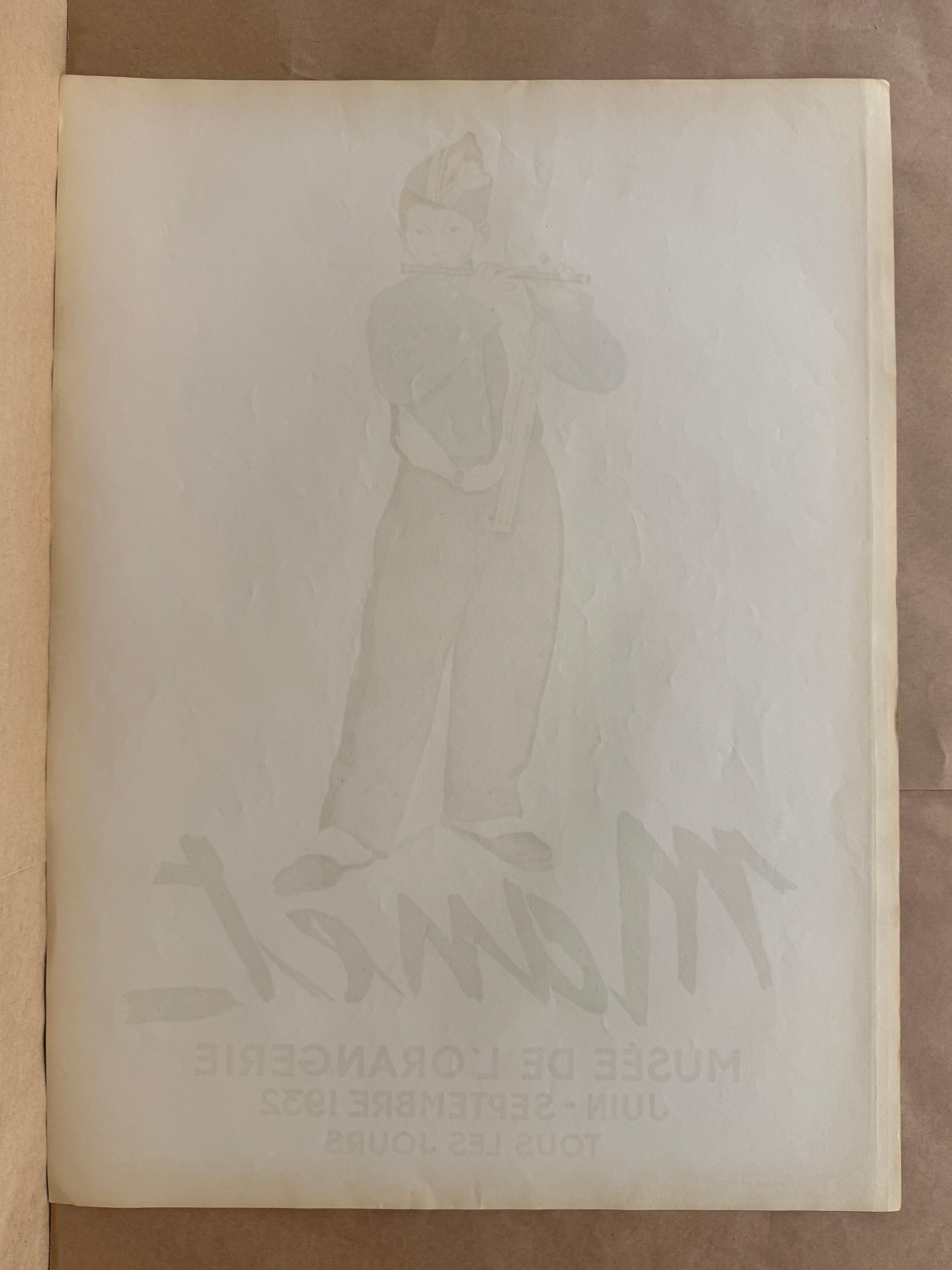 Artist: Edouard Manet

Medium: Lithographic Poster, 1932

Dimensions: 29.5 x 22 in, 75 x 55.9 cm 

Classic Poster Paper - Excellent Condition A

This 1932 very rare lithographic poster reproduces an amazing painting by Edouard Manet entitled 
