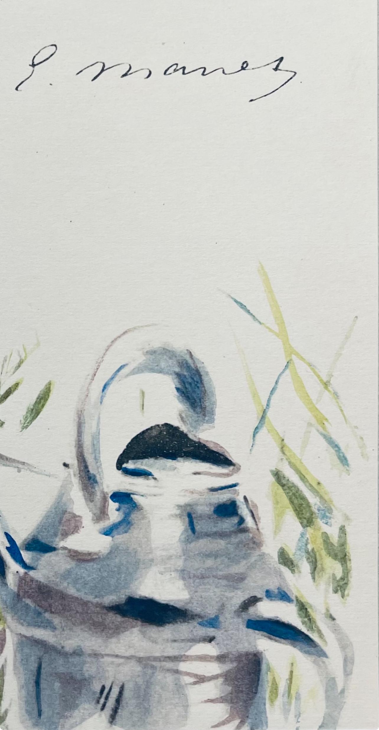 Manet, Composition, Édouard Manet, Letters with Aquarelles (after) - Print by Edouard Manet
