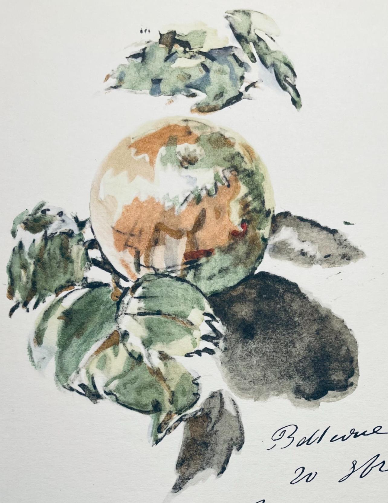 Manet, Composition, Édouard Manet, Letters with Aquarelles (after) - Print by Edouard Manet
