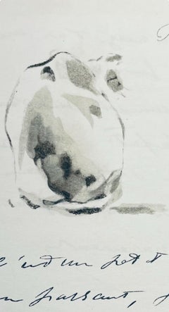 Manet, Komposition, Édouard Manet, Briefe mit Aquarellfarben (nach)