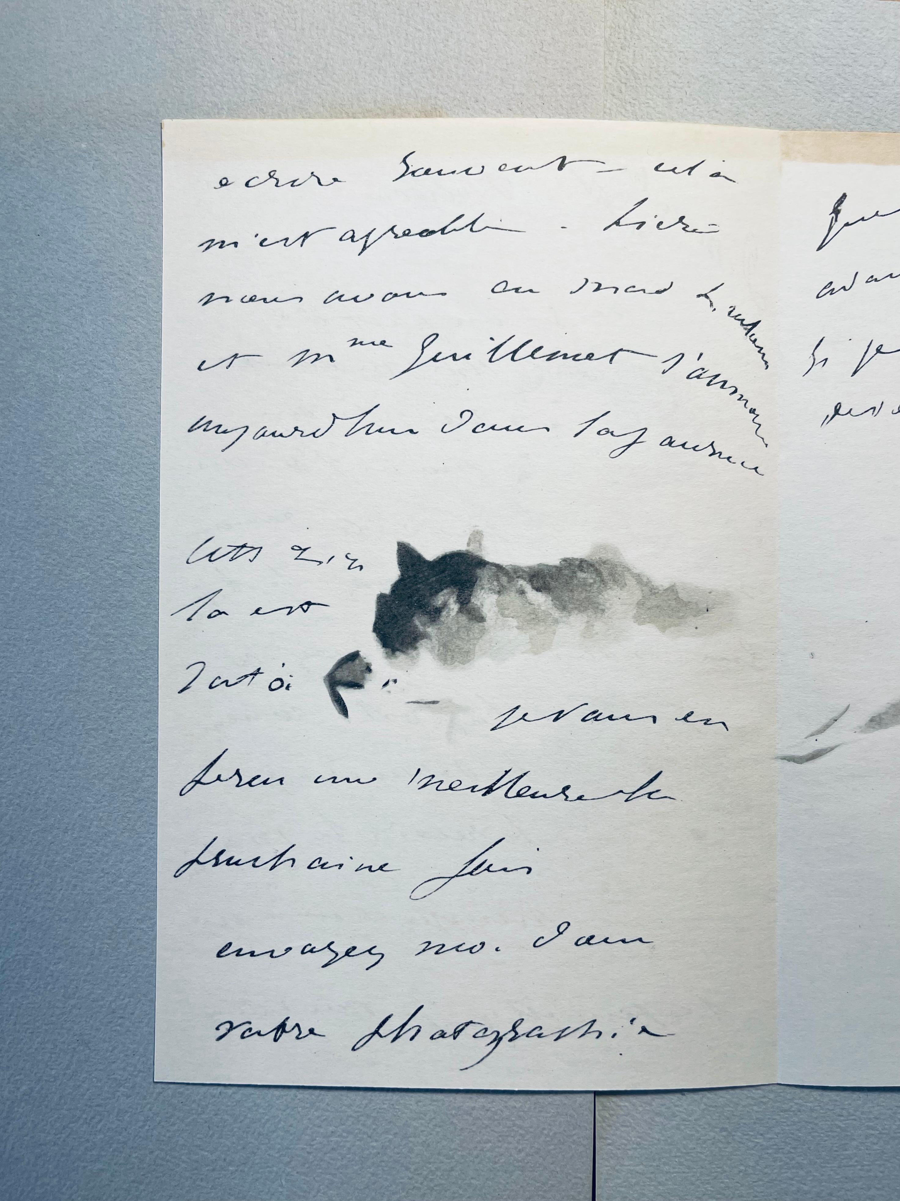 Litografía y estarcido sobre papel vélin Foreign Affairs montado sobre cartulina de museo Foreign Affairs, tal como se emitió . Sin firmar y sin numerar, tal como se publicó. Buen estado. Notas: Del folio, Édouard Manet, Cartas con Aquarelles, 1944.