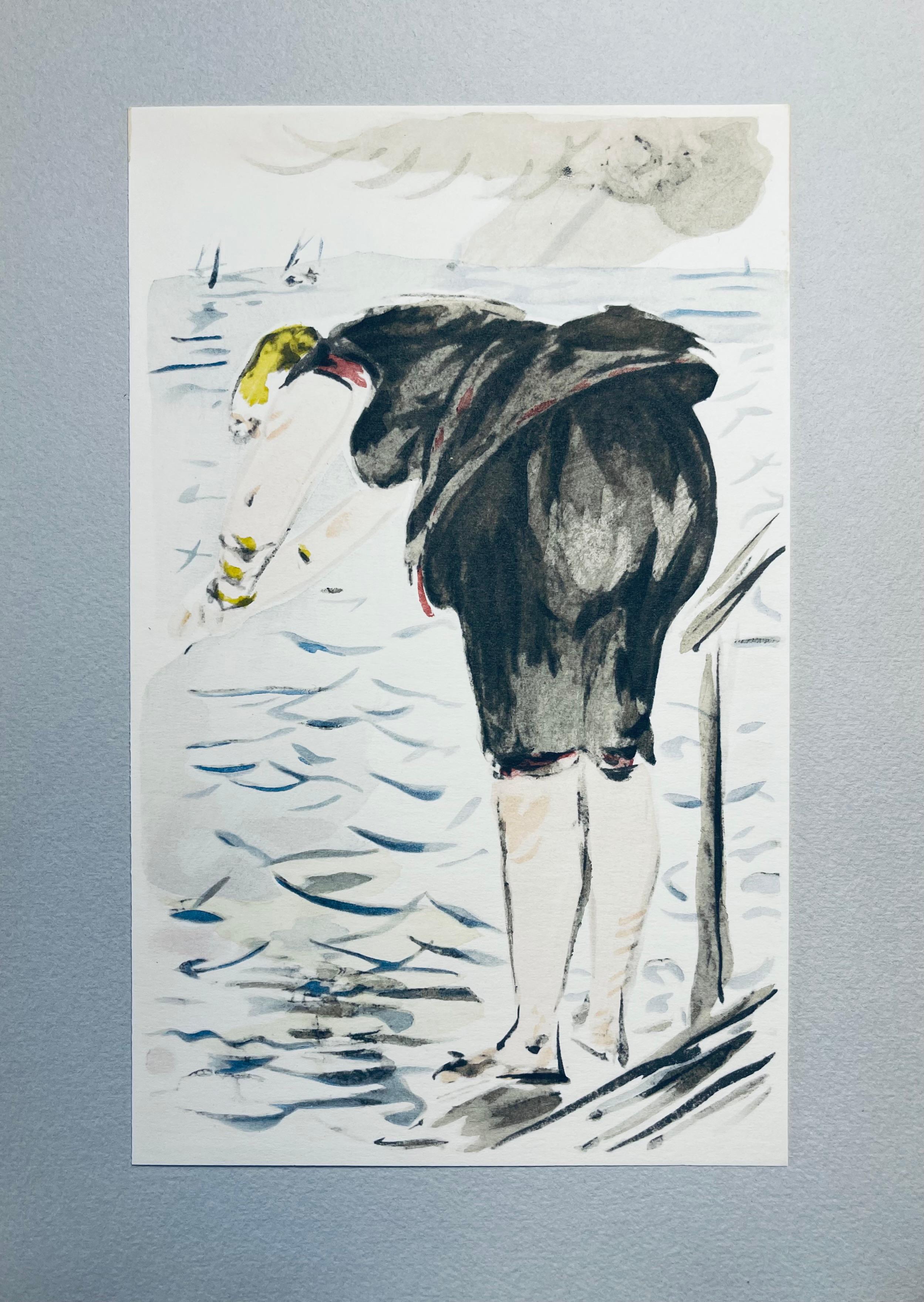 Manet, Composition, Édouard Manet, Letters with Aquarelles (after) For Sale 1
