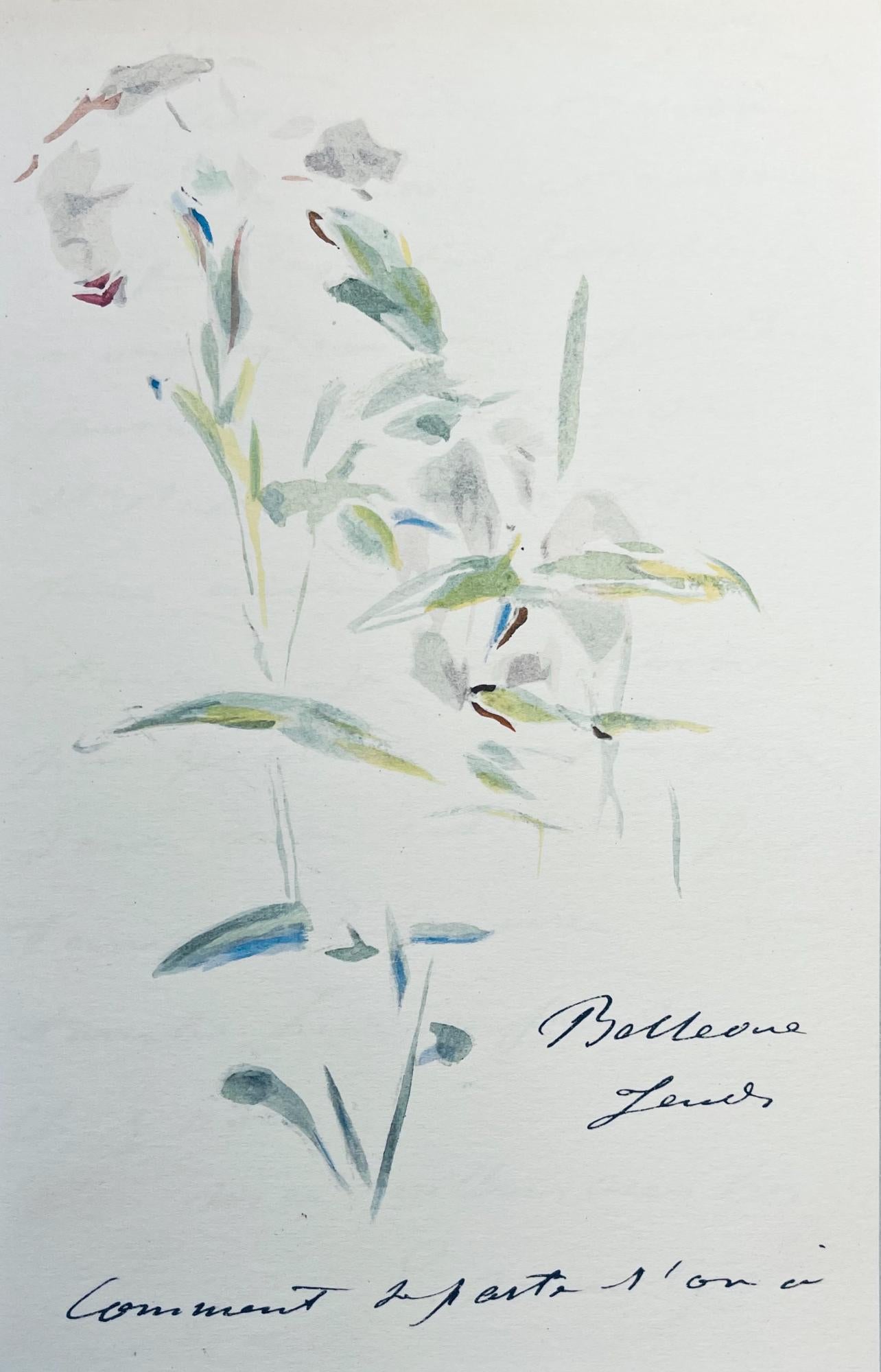 Manet, Composition, Édouard Manet, Letters with Aquarelles (after)