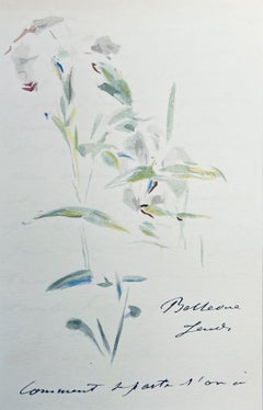 Manet, Composición, Édouard Manet, Cartas con Aquarelas (después)