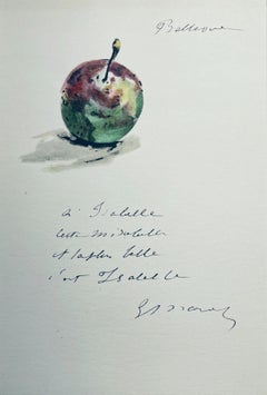 Manet, Composition, Édouard Manet, Lettres avec aquarelles (d'après)