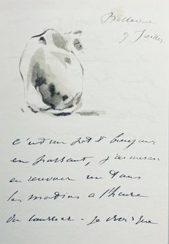 Manet, Composition, Édouard Manet, Lettres avec aquarelles (d'après)