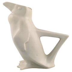 Pichet unique modelé en tant que pingouin par Edouard Marcel Sandoz, Suisse