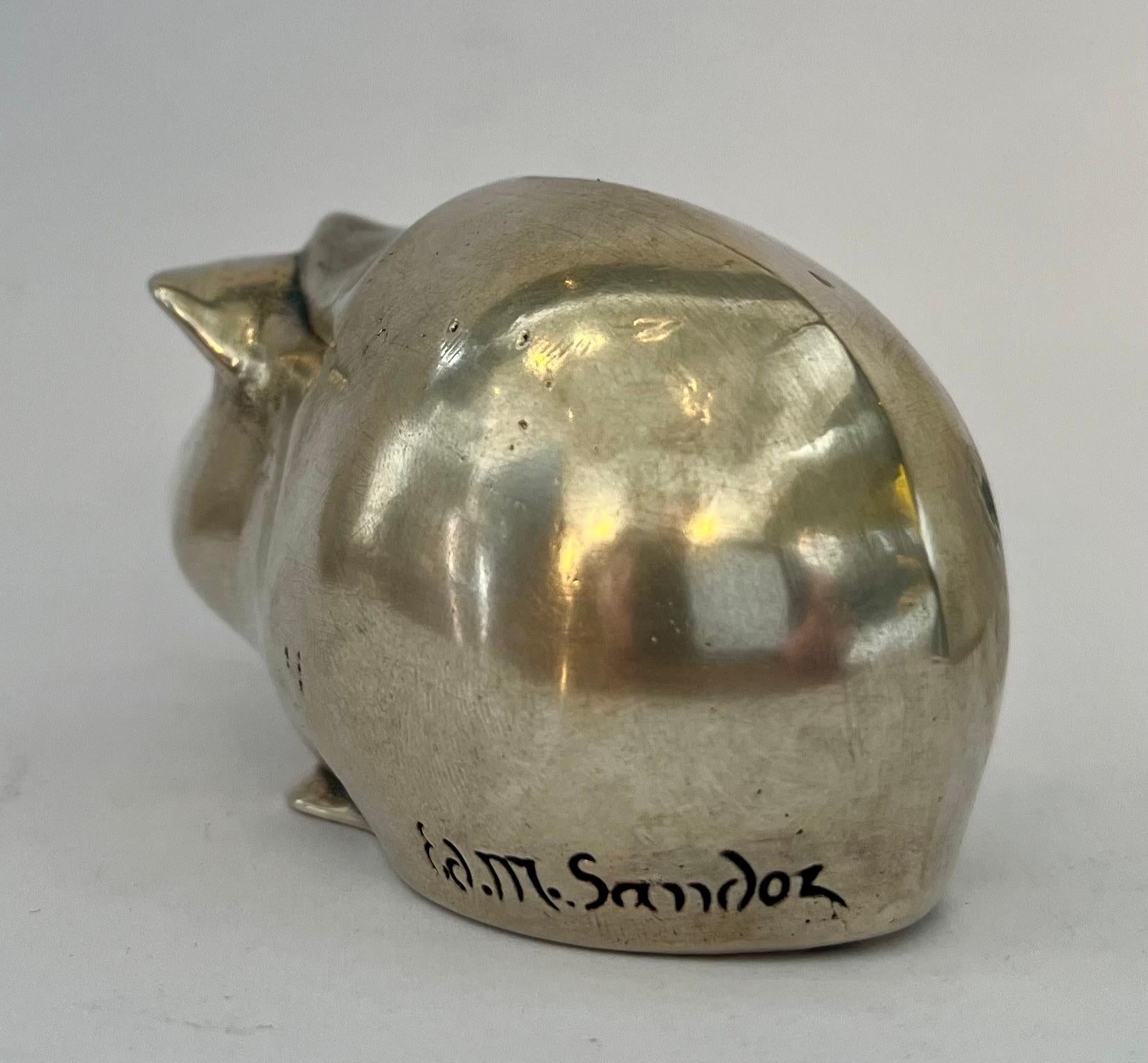 Bronze Edouard Marcel Sandoz ; 