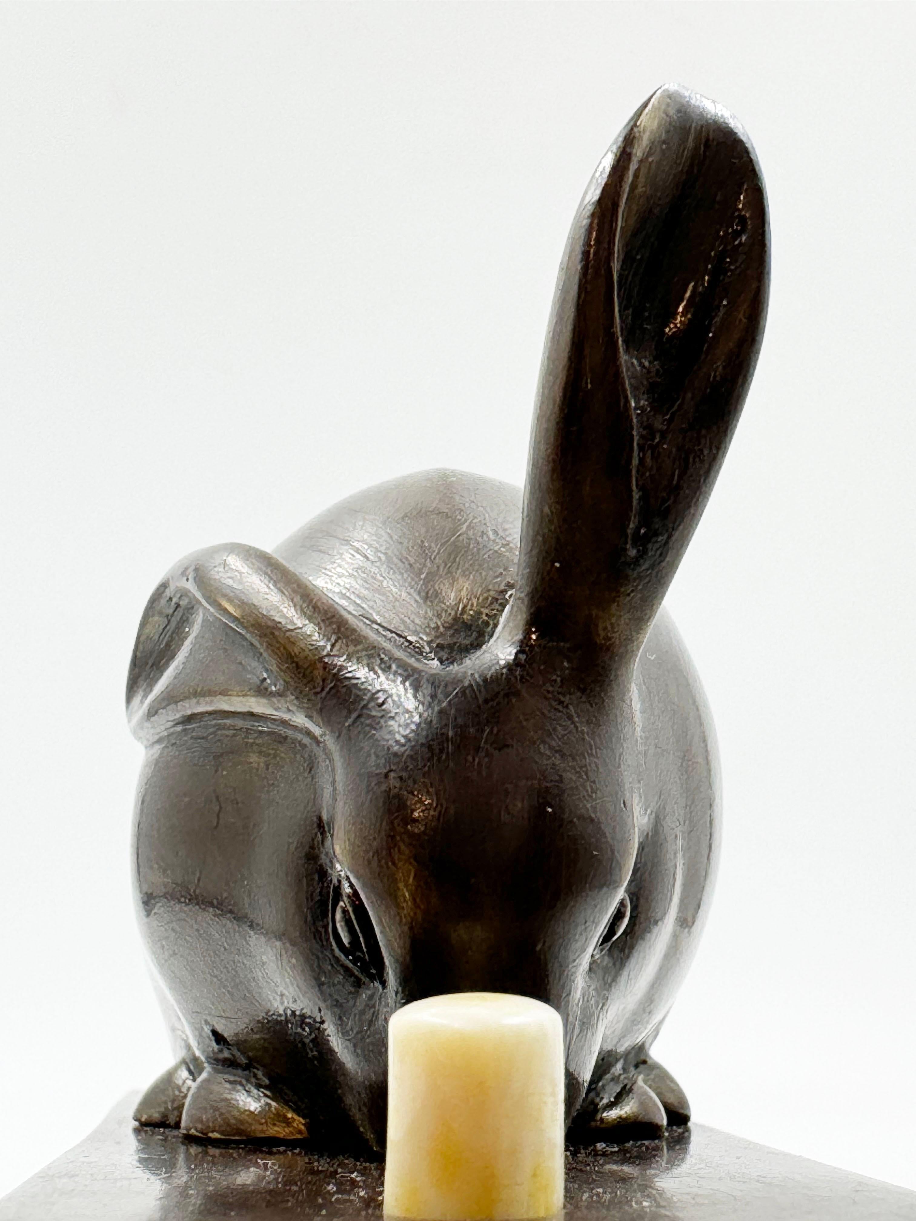 Edouard-Marcel Sandoz Lapin bijou, Anello, Coniglio anni '20 in vendita 2