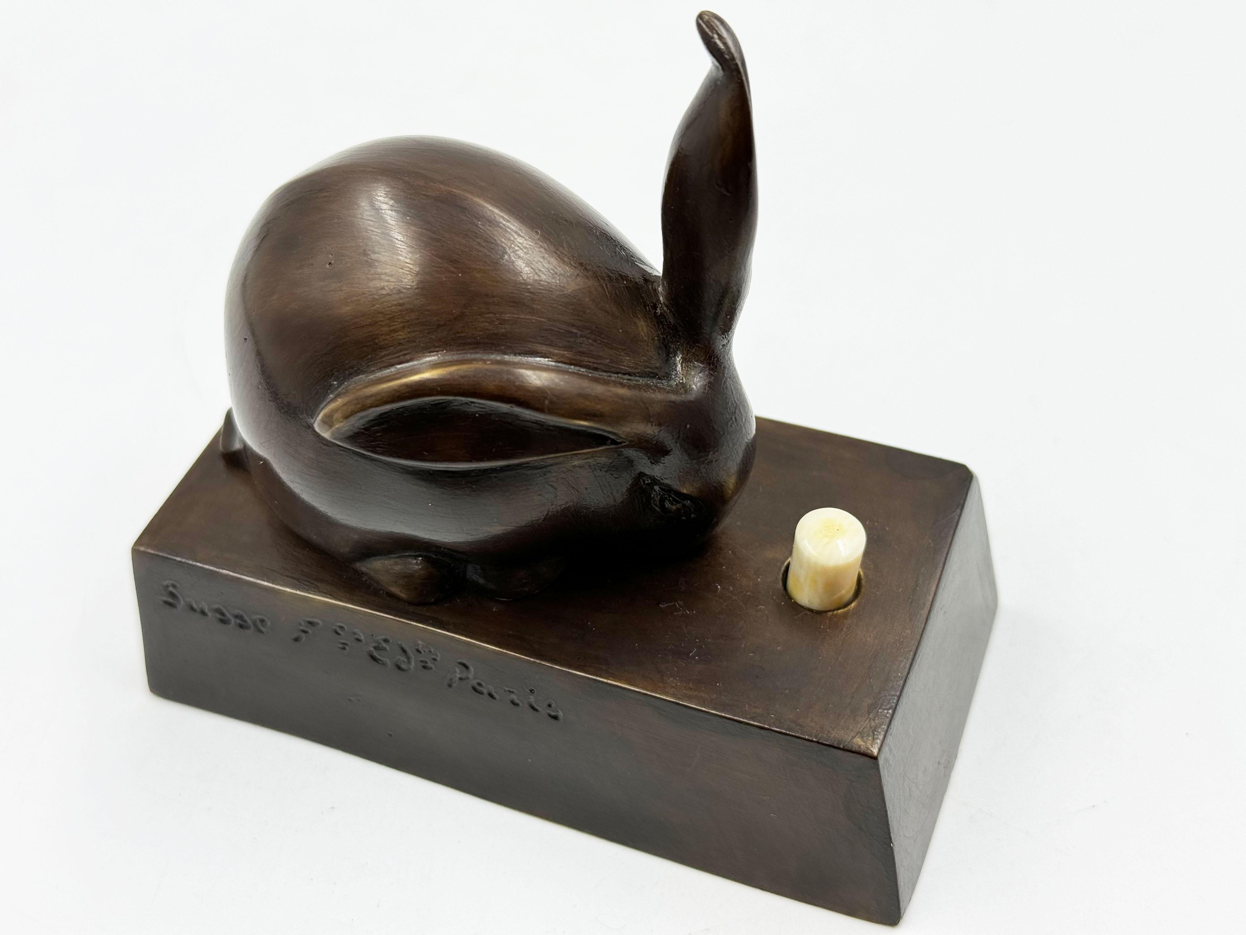Edouard-Marcel Sandoz Lapin bijou, Anello, Coniglio anni '20 In condizioni buone in vendita a Autonomous City Buenos Aires, CABA