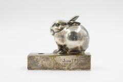 Sandoz art deco rabbit table bell