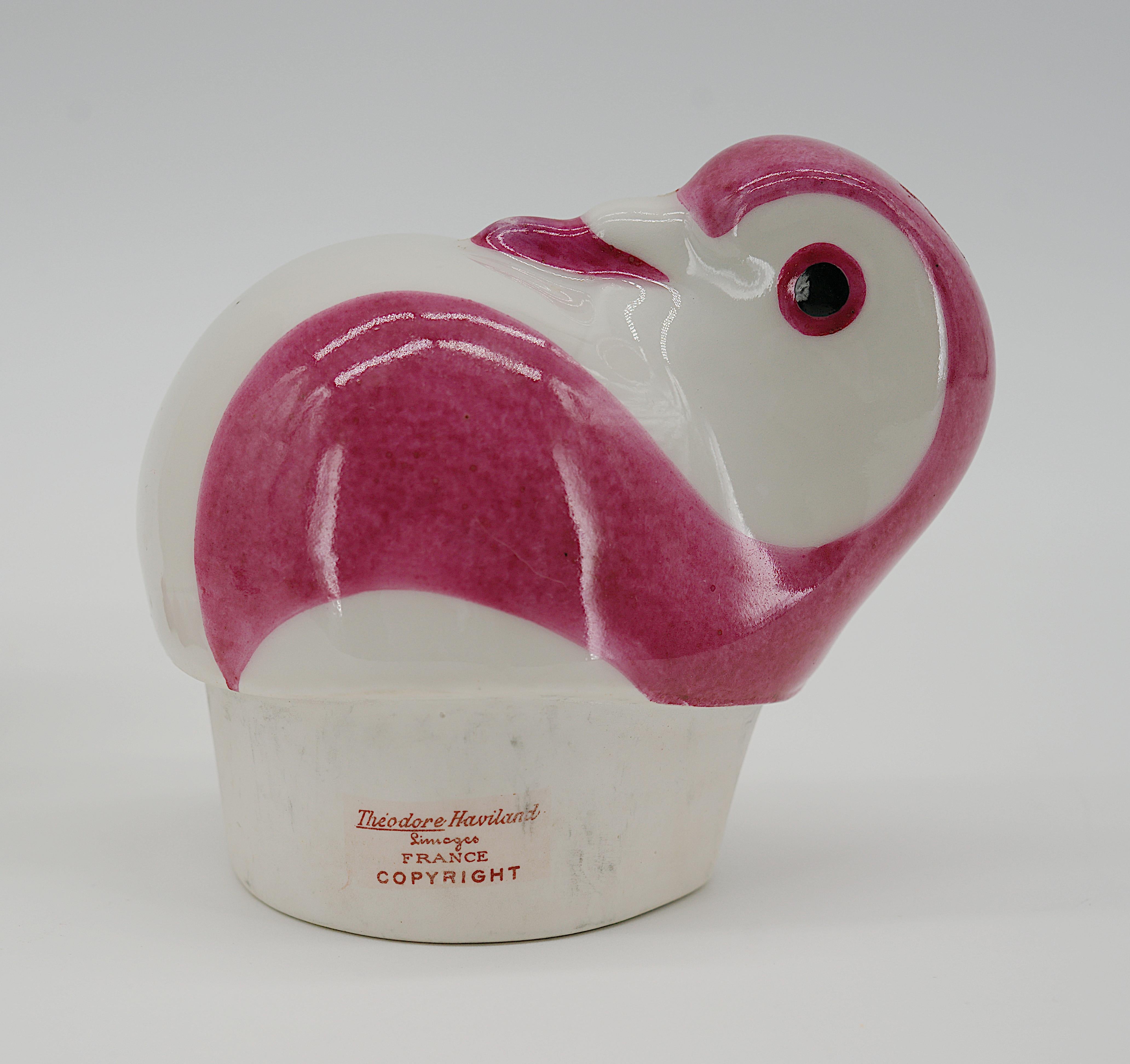 Edouard Marcel SANDOZ Porcelain Pigeon Candy Box, 1916 For Sale 4