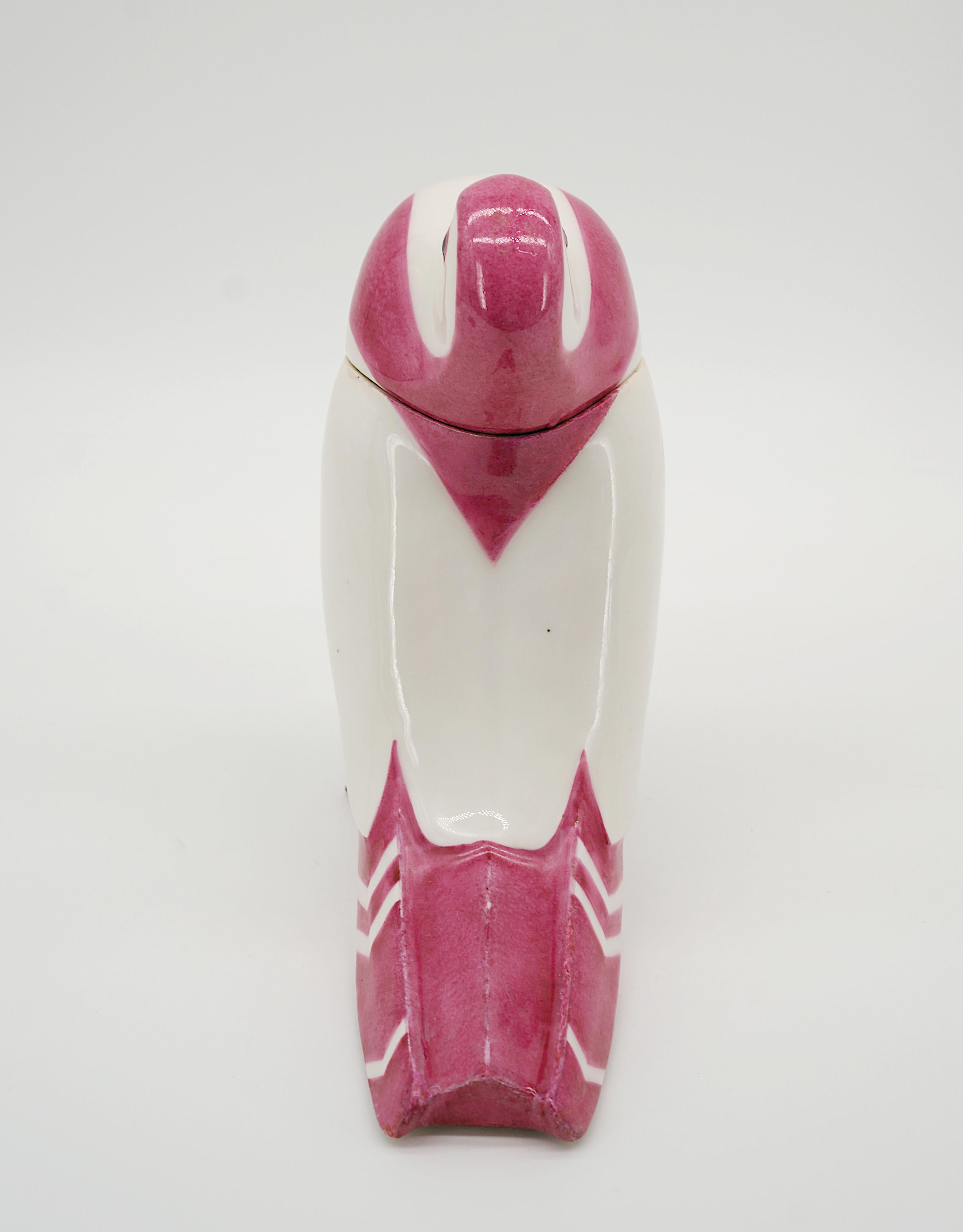 Edouard Marcel SANDOZ Porcelain Pigeon Candy Box, 1916 For Sale 1