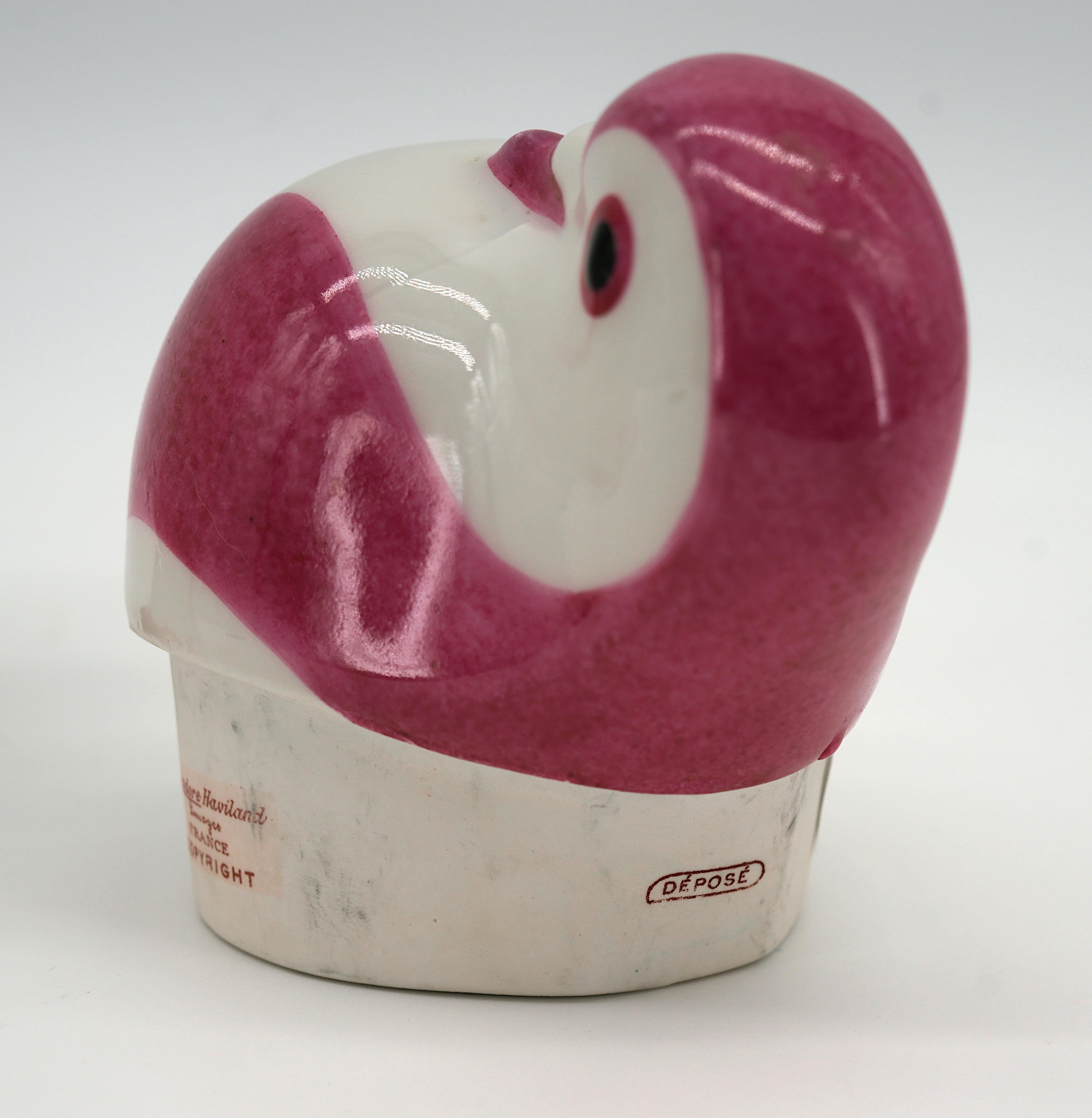 Edouard Marcel SANDOZ Porcelain Pigeon Candy Box, 1916 For Sale 3