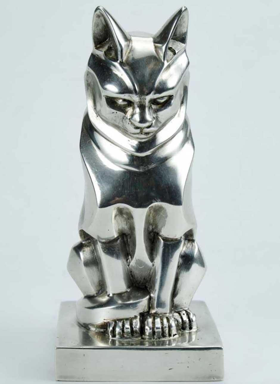 Edouard Marcel Sandoz, Gato sentado, hacia 1920 Francés