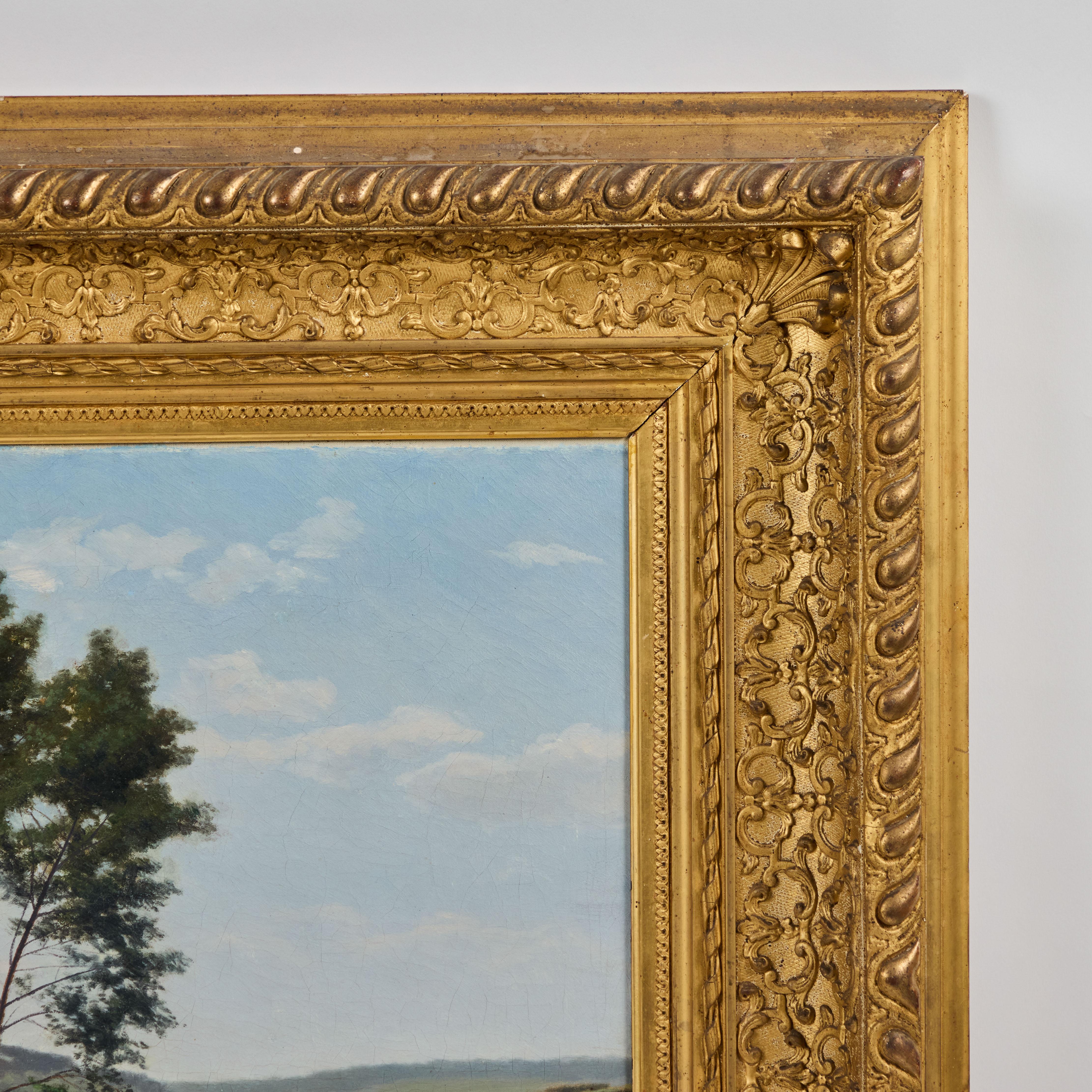 Sin título - Landscape Painting Marrón de Edouard Masson