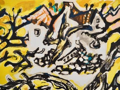 Composition, Arbres et Voiles, Édouard Pignon