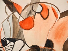 Composition, Arbres et Voiles, Édouard Pignon