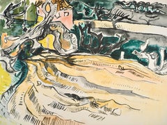 Composition, Arbres et Voiles, Édouard Pignon