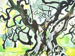 Composition, Arbres et Voiles, Édouard Pignon