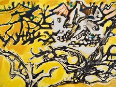 Composition, Arbres et Voiles, Édouard Pignon