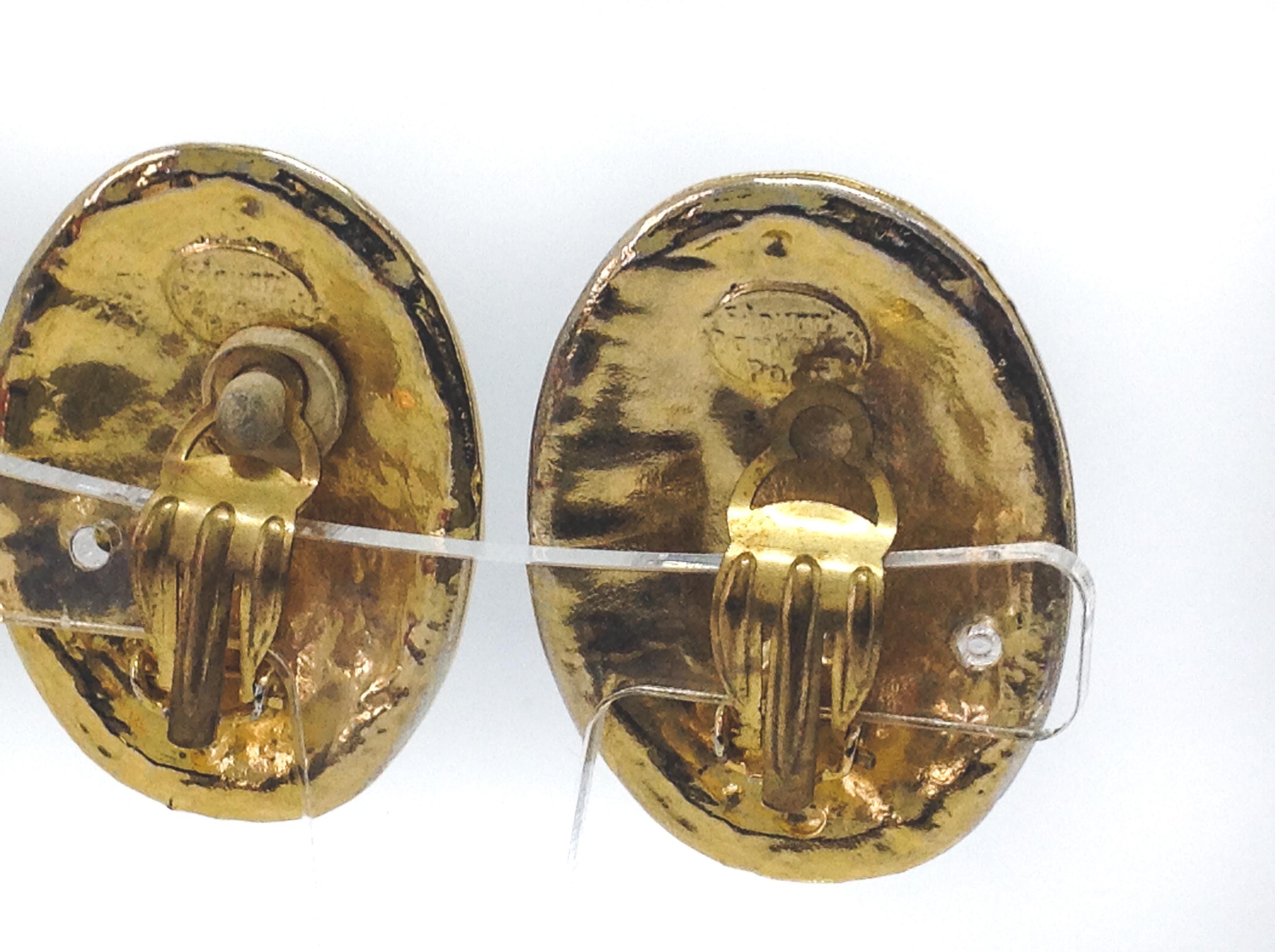 Edouard Rambaud Earrings Clip on In Excellent Condition In London, GB
