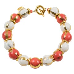 Edouard Rambaud Paris Bi-Color Ceramic Pearl Necklace