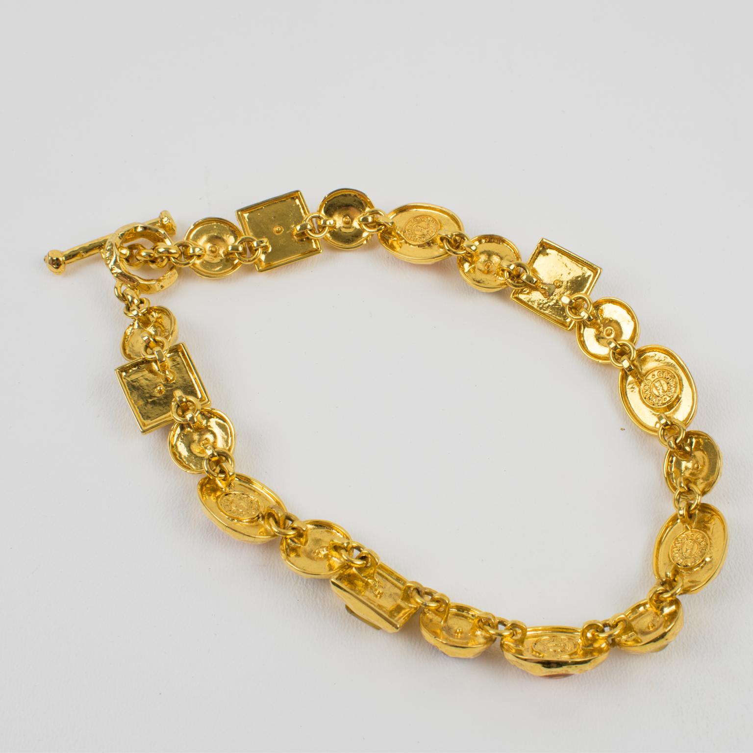 Edouard Rambaud Paris Massive Jeweled Choker Necklace 2