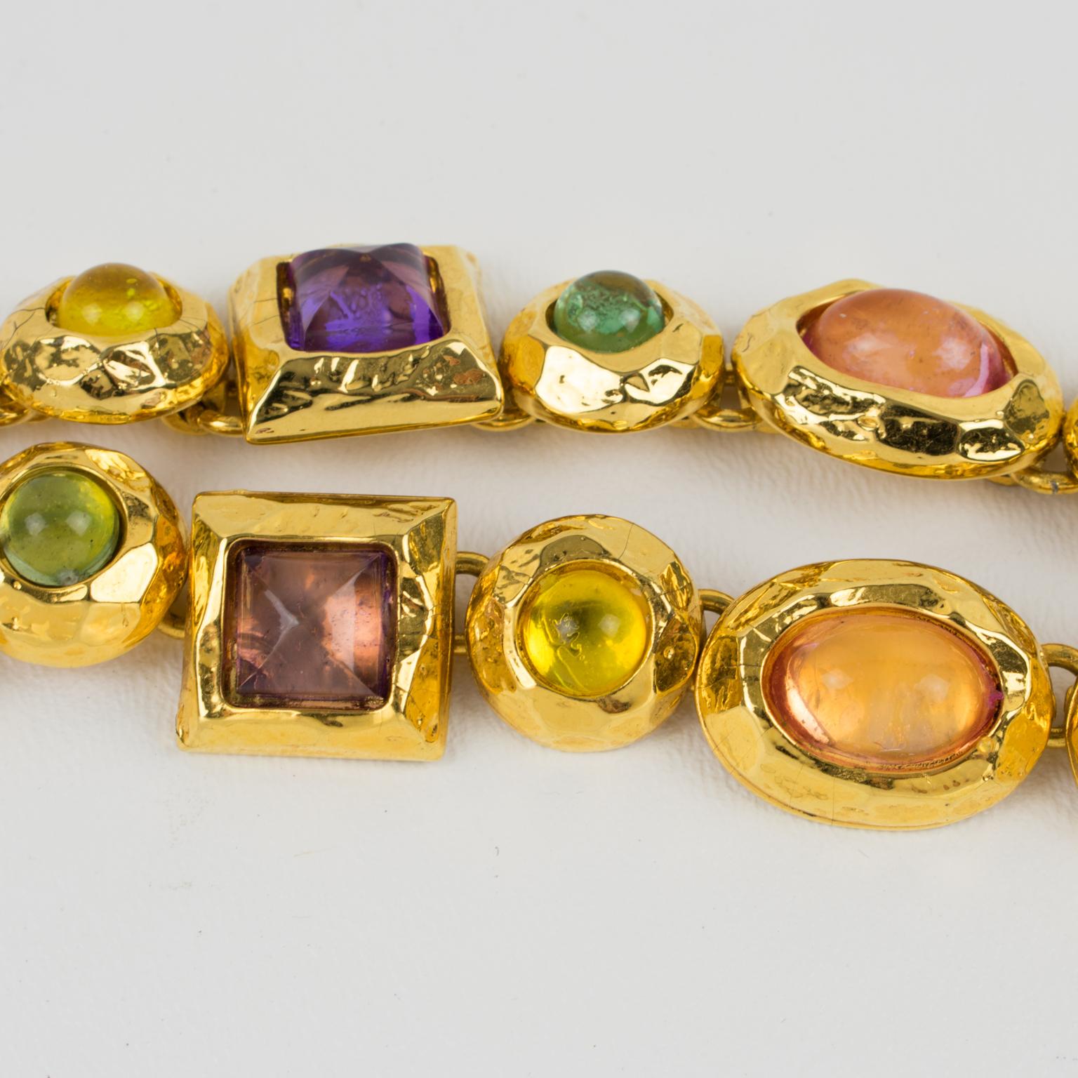 Edouard Rambaud Paris Massive Jeweled Choker Necklace 5