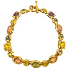 Vintage Edouard Rambaud Paris Massive Jeweled Choker Necklace