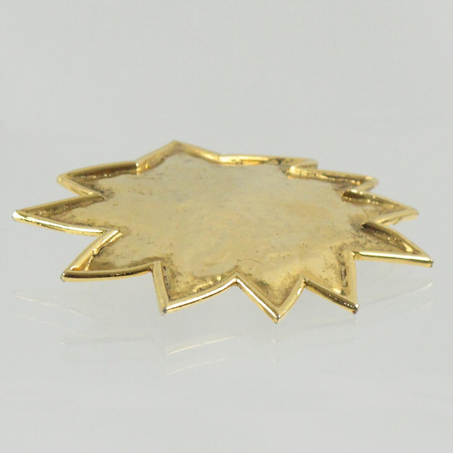 Edouard Rambaud Clip Earrings Oversized Sun 2