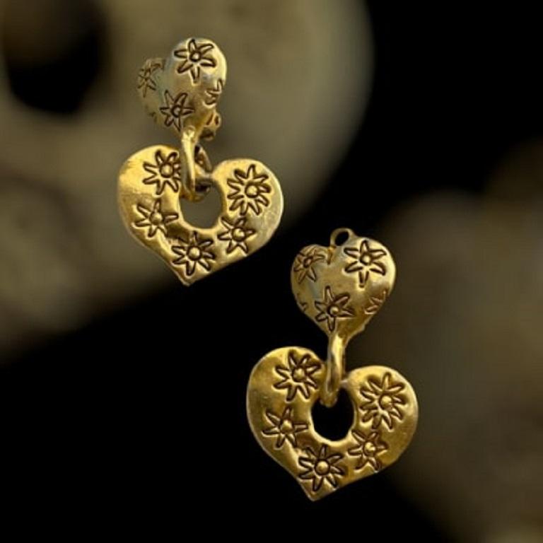 EDOUARD RAMBAUD vintage earrings In Good Condition For Sale In BÈGLES, FR