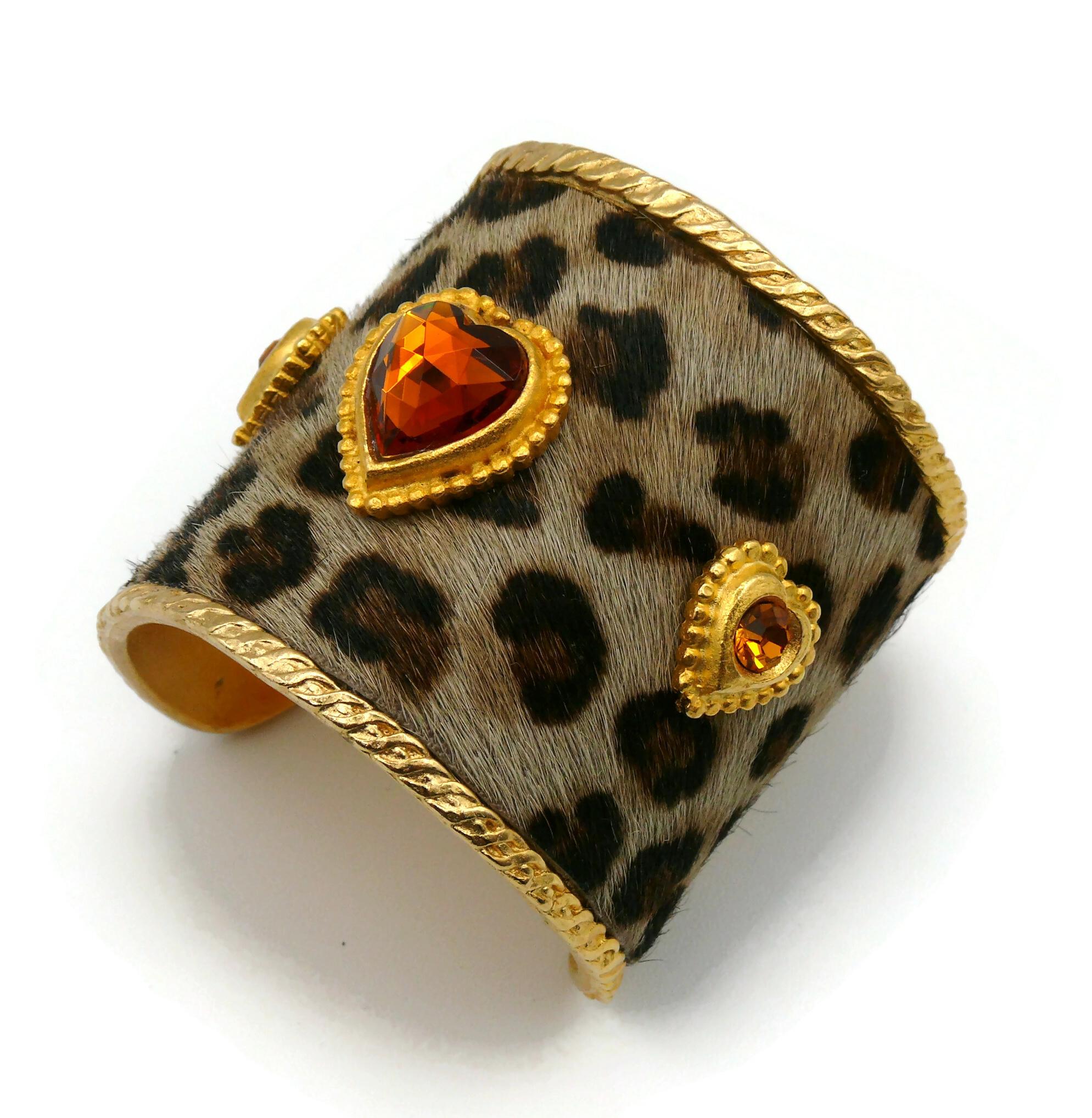 leopard cuff bracelet